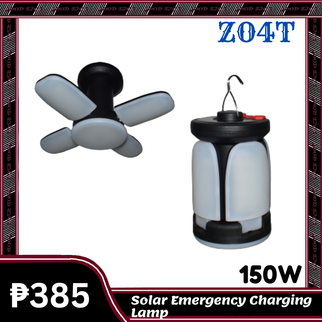 (ZO4T) Solar Emergency Charging Lamp 150W Lazada PH
