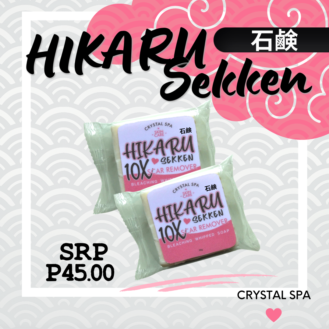 HIKARU SEKKEN japanese whitening soap 10X scar remover soap bleaching