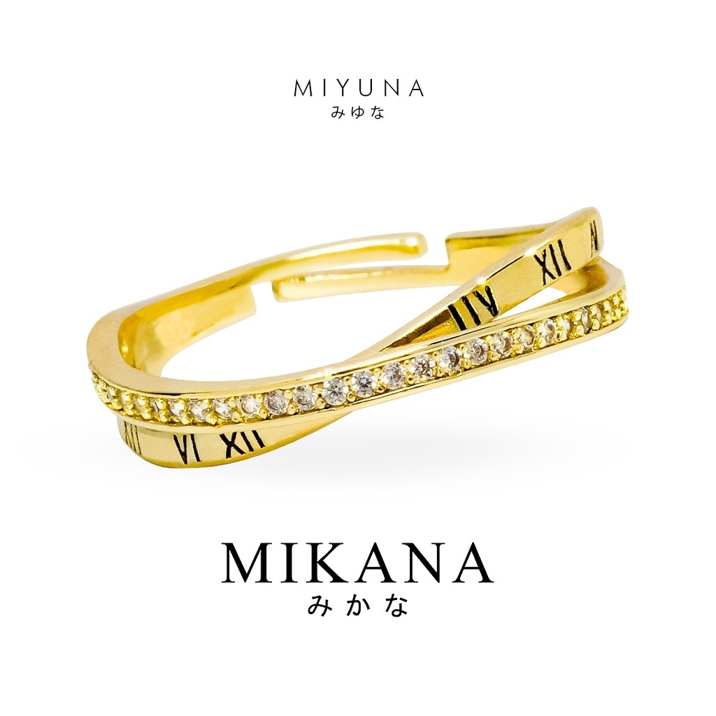 Mikana Valentines Promise Ring 18k Gold Plated Ring Collection Accessories  For Women