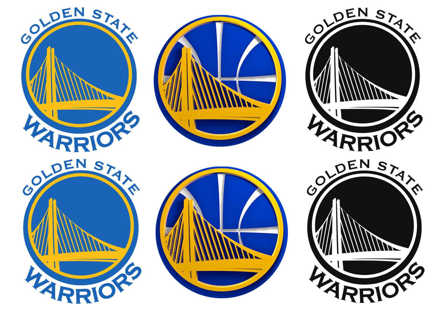 Sticker NBA - Golden State Warriors shield