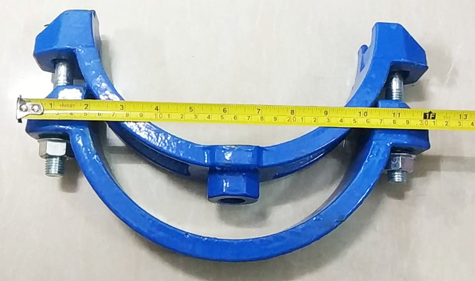 DUCTILE IRON SADDLE CLAMP 8" X 1/2" BLUE FOR WATER DISTRICT Lazada PH