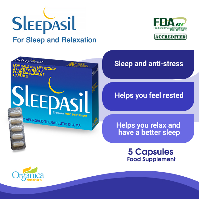 [For Sleep & Relaxation] Sleepasil Melatonin Supplement with Chamomile