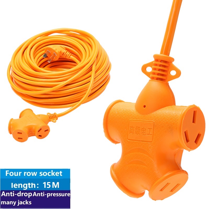 Extra-long Plug-in Strip Electric Vehicle Charging Extension Cord