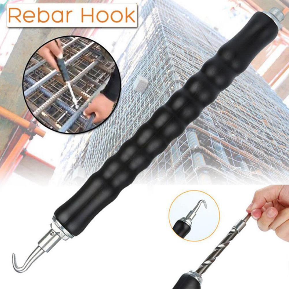 Ochoos 1pc Semi-Automatic Rebar Hook Steel Bar Binding Hook Wire