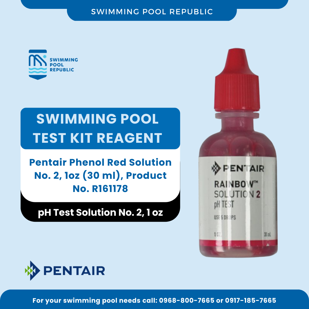 SWIMMING POOL TEST KIT REAGENT, PENTAIR PHENOL RED SOLUTION NO. 2