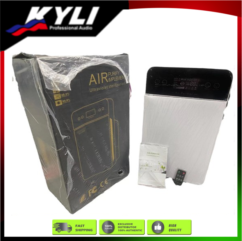 Air Purifier with UV, 6 stages digital air purifier with air sensor and