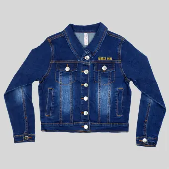 girls blue denim jacket