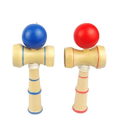 wanglianzhon Kid Funny Kendama Ball Japanese Traditional Wood Game Skill Educational Toy Gift