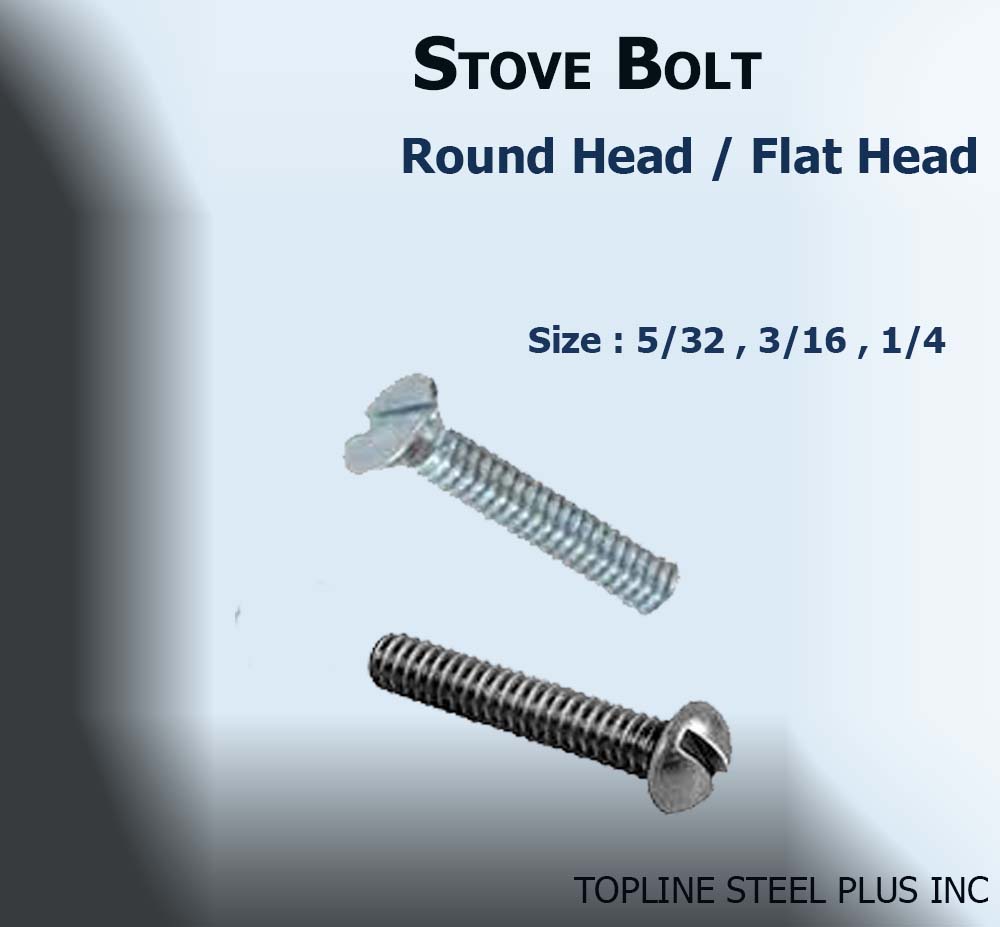 10 PCS. Stove Bolt Round Head 5/32 x 1/4 31/2 Lazada PH