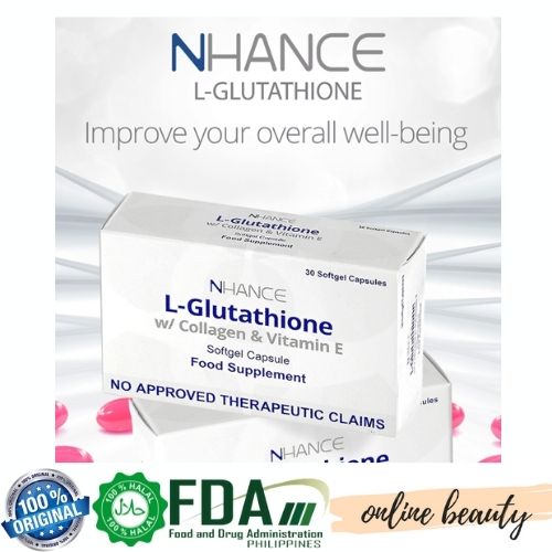 Nhance L-Glutathione w/ collagen & Vitamin E softgel 30 capsule