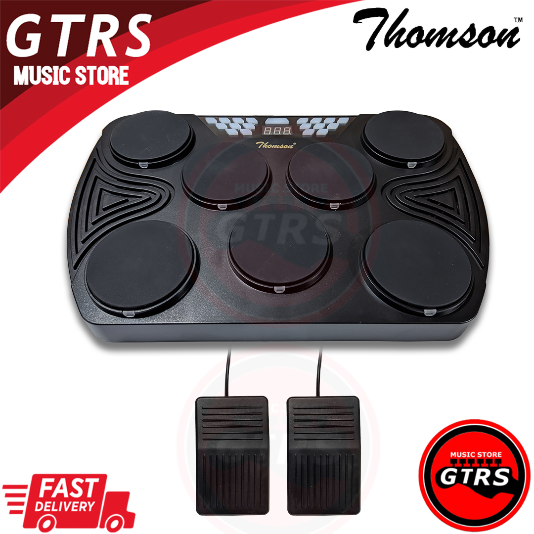 Thomson Tabletop Electronic Drum Set with Built in Speakers Lazada PH