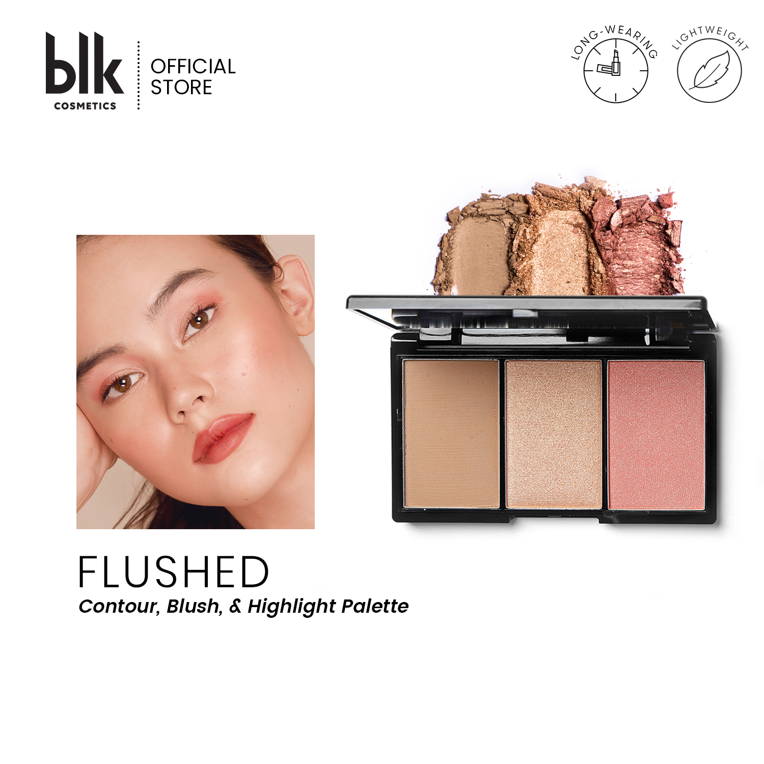 contour blush and highlight palette