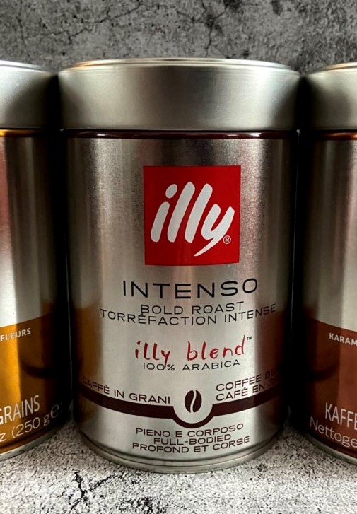 Illy Coffee Beans Arabica Intenso 250g / 8.8oz (Best Before Oct 2023