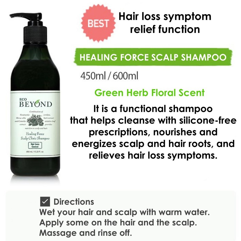 BEYOND] HEALING FORCE SCALP CLINIC SHAMPOO 450 ml#Hair Loss Care#l Directly  from Korea | Lazada PH