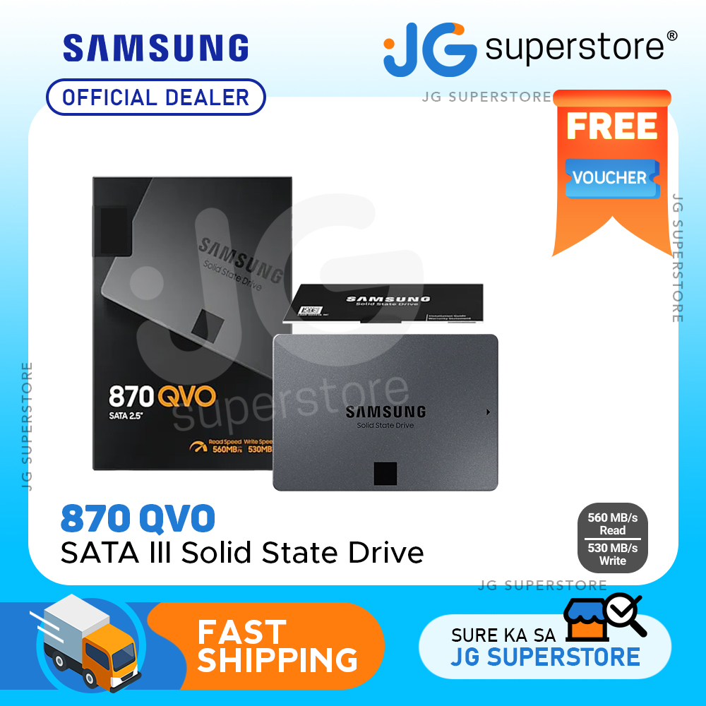 Samsung 870 QVO SATA III (1TB 2TB) SSD Solid State Drive