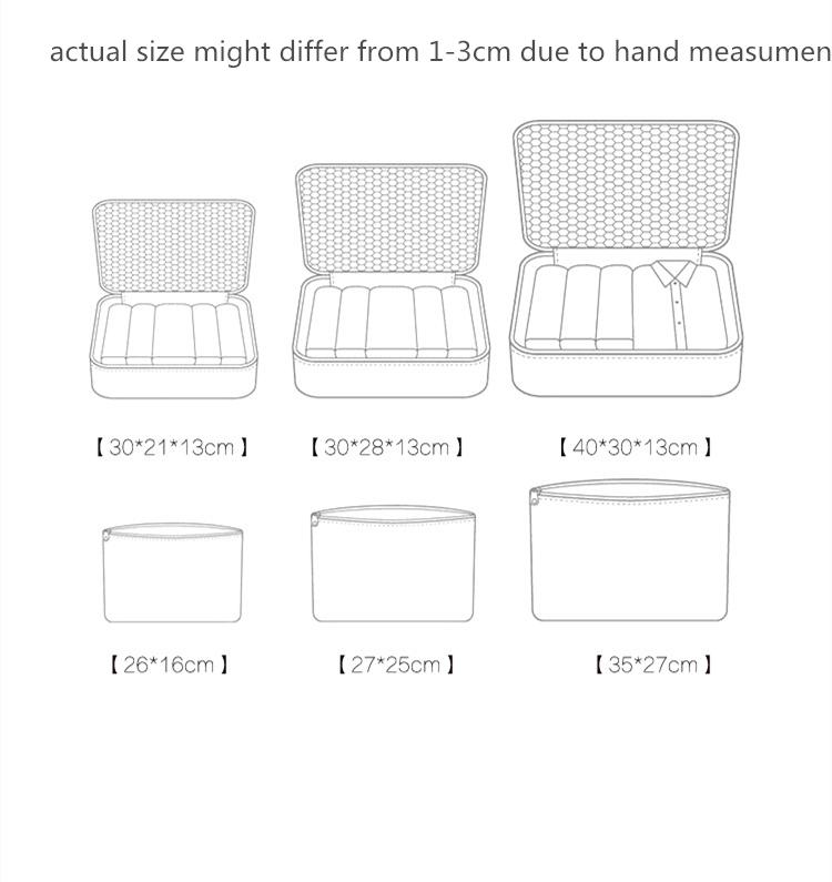 Phoebe's 6 in 1 Travel Laundry secret pouch Clothes Luggage Organizer