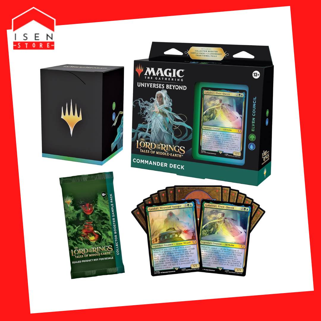 Magic: The Gathering The Lord of The Rings: Tales of Middle-Earth Commander  Deck - Hosts of Mordor, Riders of Rohan, Food and Fellowship, Elven Council  | Lazada PH