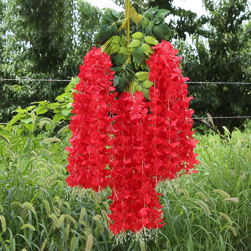 12PCS 110cm Wisteria Flower Wisteria Artificial Flowers Hanging Garland