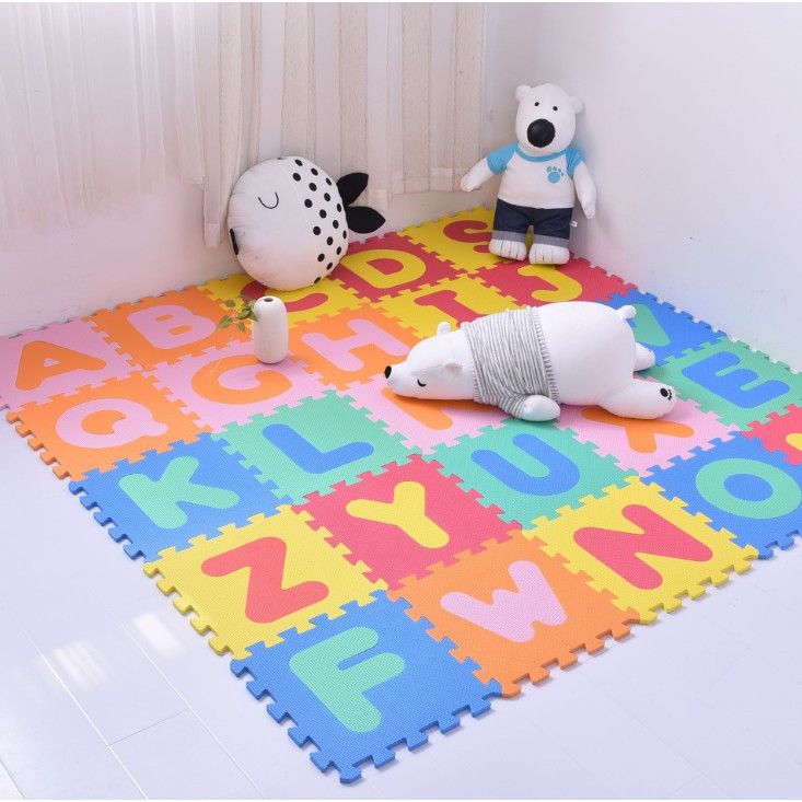 26 Pieces (AZ) Alphabet Puzzle Floor Foam Mats 30*30cm Lazada PH