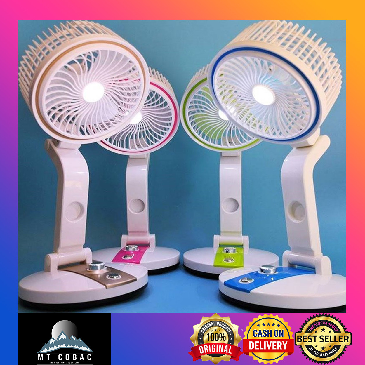 best rechargeable emergency light with fan