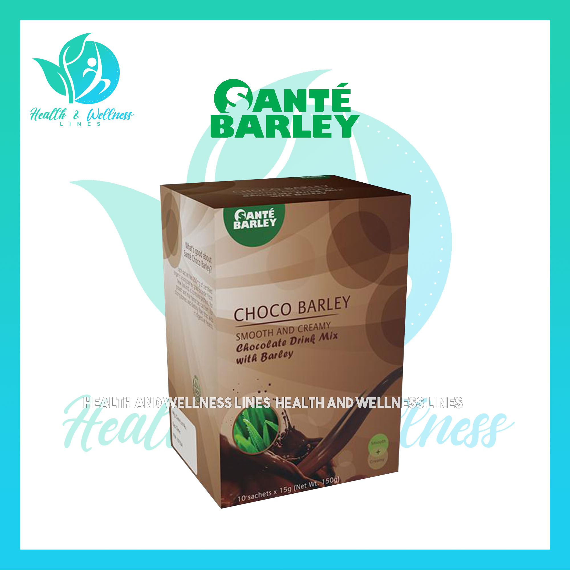 Sante Barley Choco Barley Smooth and Creamy Chocolate Drink Mix with