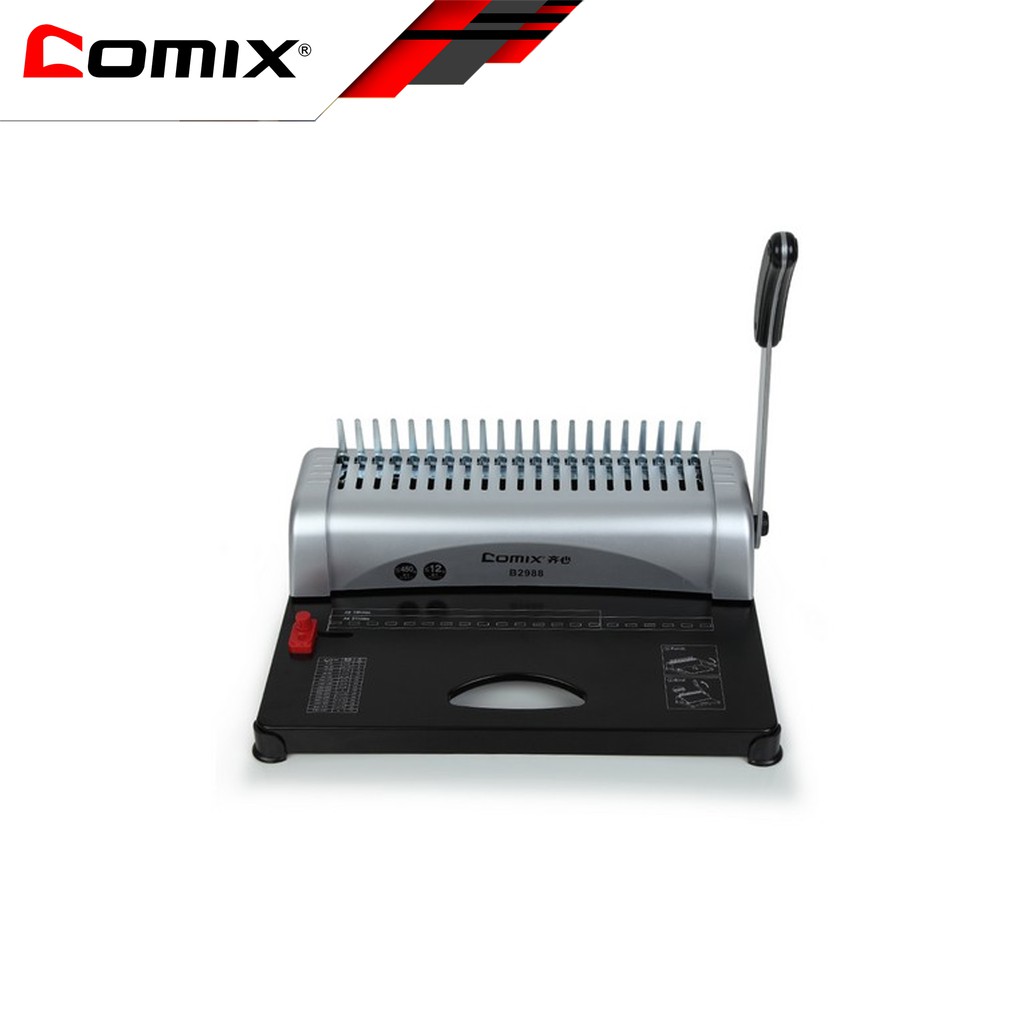 Comix Heavy Duty Binding Machine 450 Sheets Binding Capacity A4 Lazada PH