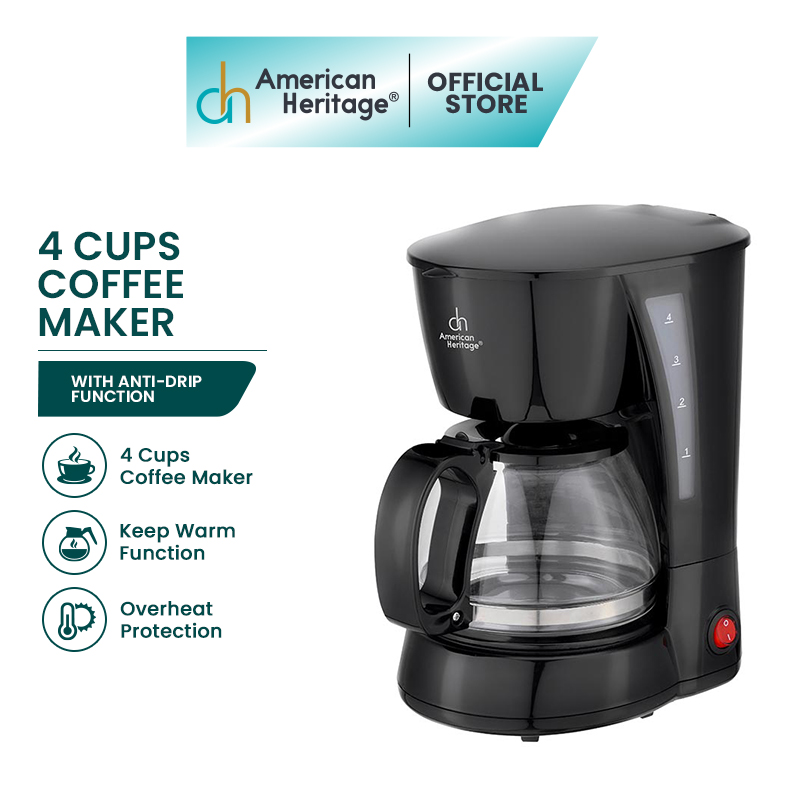 American Heritage 4 cups Coffee Maker 