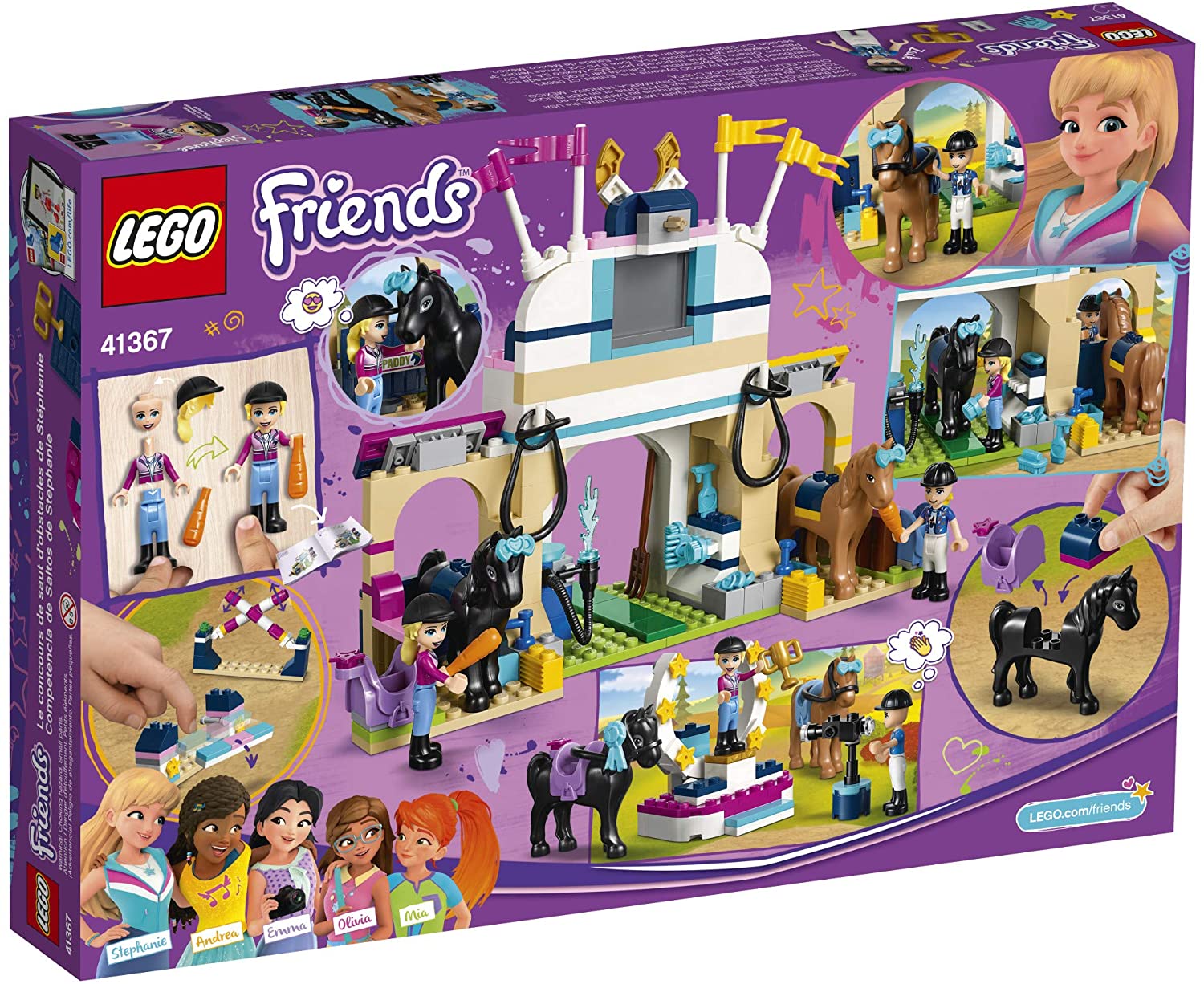 lego friends stephanie's horse jumping