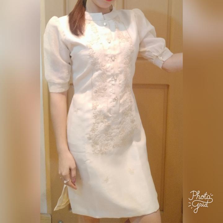 barong dress design for ladies