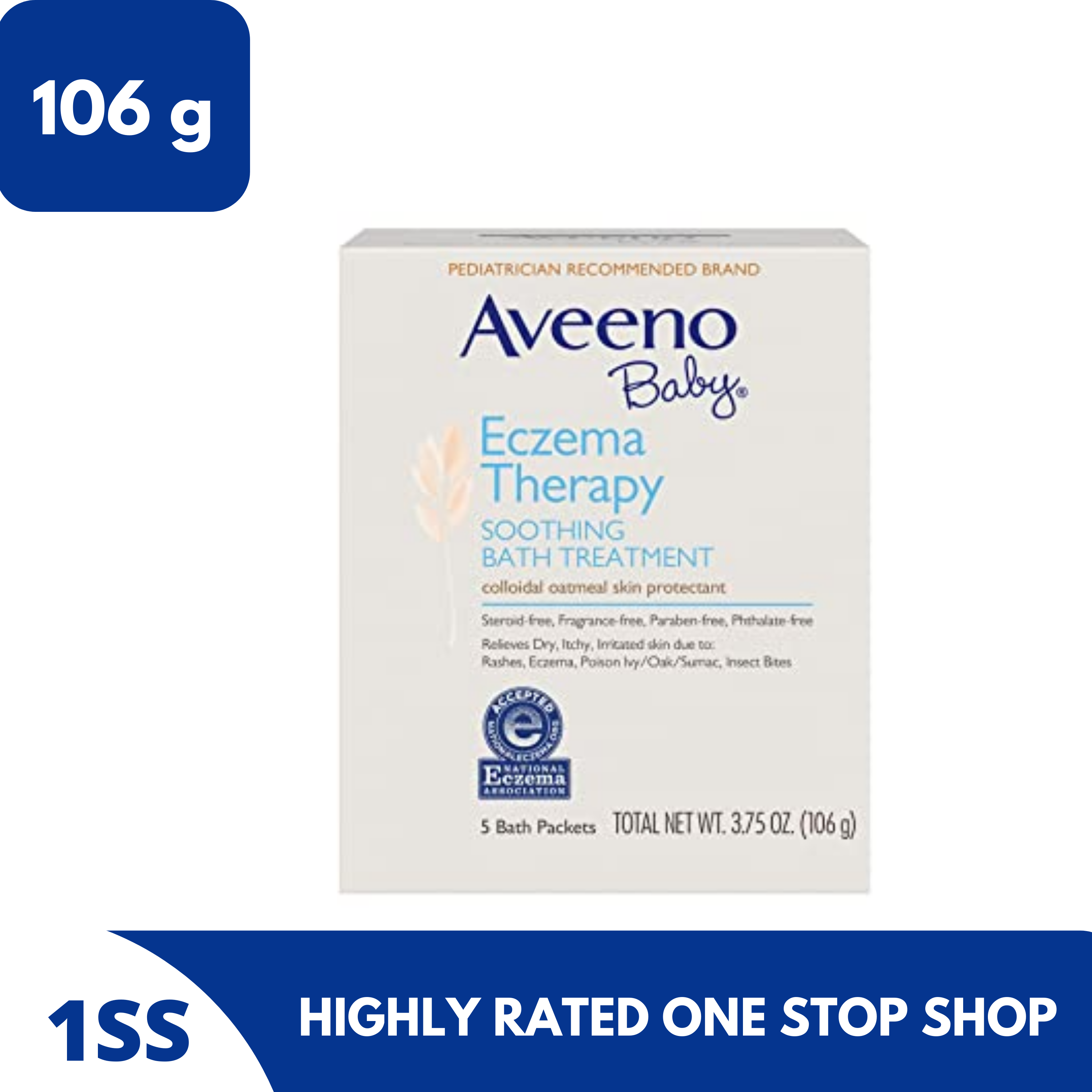 Aveeno Baby Eczema Therapy Soothing Bath Treatment, 106g Lazada PH