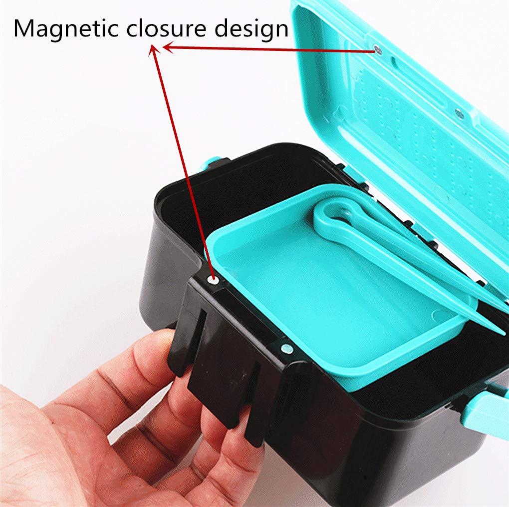 Derian Portable Thickened Fishing Bait Box Large Capacity Breathable Live  Bait Box Worm Container Fishing Gear Accessories 13 x 9 x 6.5cm