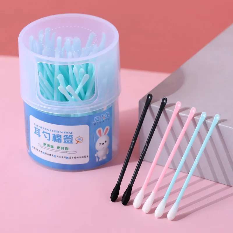 STVN 2 in 1 Disposable Ear Cleaner Spoon and Cotton Buds Make up Cotton ...