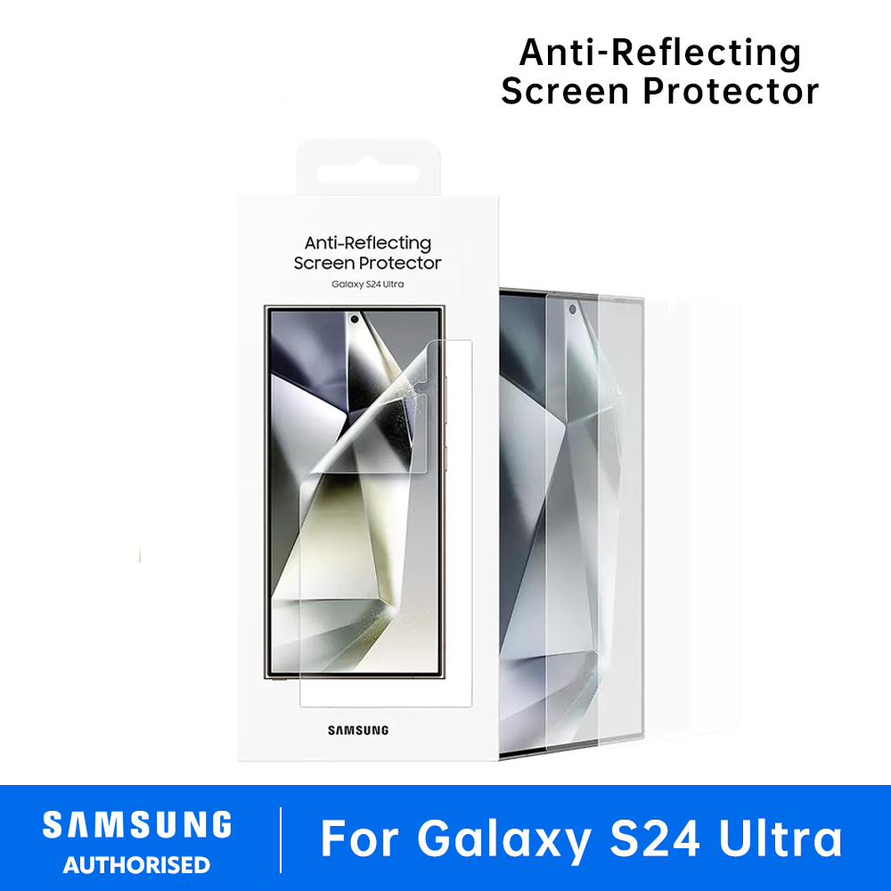 Original Samsung Official Galaxy S24 Ultra Anti-Reflecting Screen Protector  Soft film Dustproof For Galaxy S24 Ultra