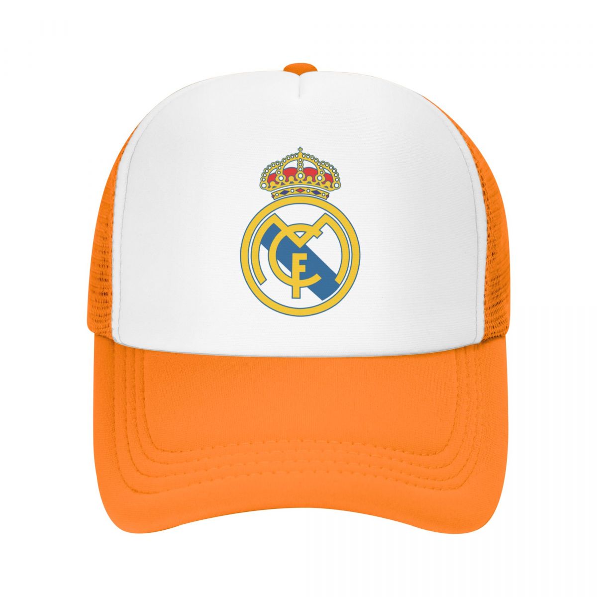 Real Madrid Funny Trucker Hat for Adult, Adjustable Washable Baseball Cap,  Fishing Hats Funny Gifts for Men and Women