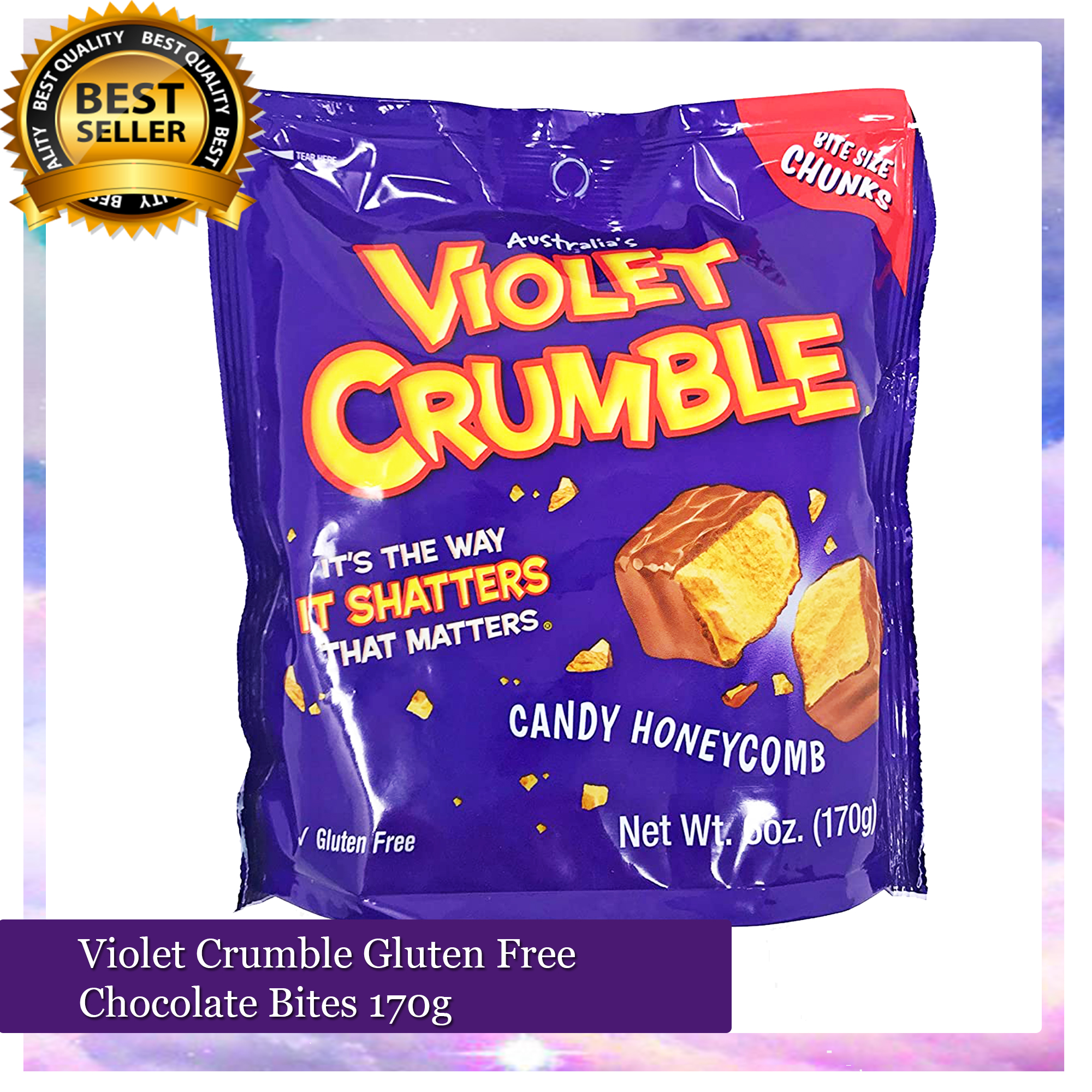 Violet Crumble Gluten Free Chocolate Bites 170g Lazada PH