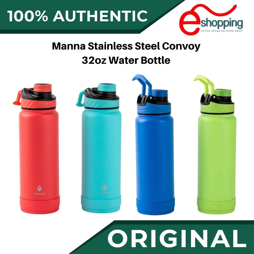 Manna Double-Wall Vacuum Insulated Stainless Steel Convoy 32oz Water Bottle