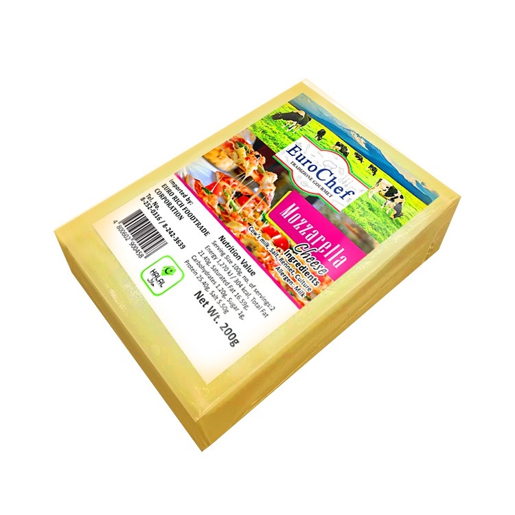 Euro Chef Mozzarella Cheese Block 200g (EXPIRY DATE D/M/Y) Lazada PH