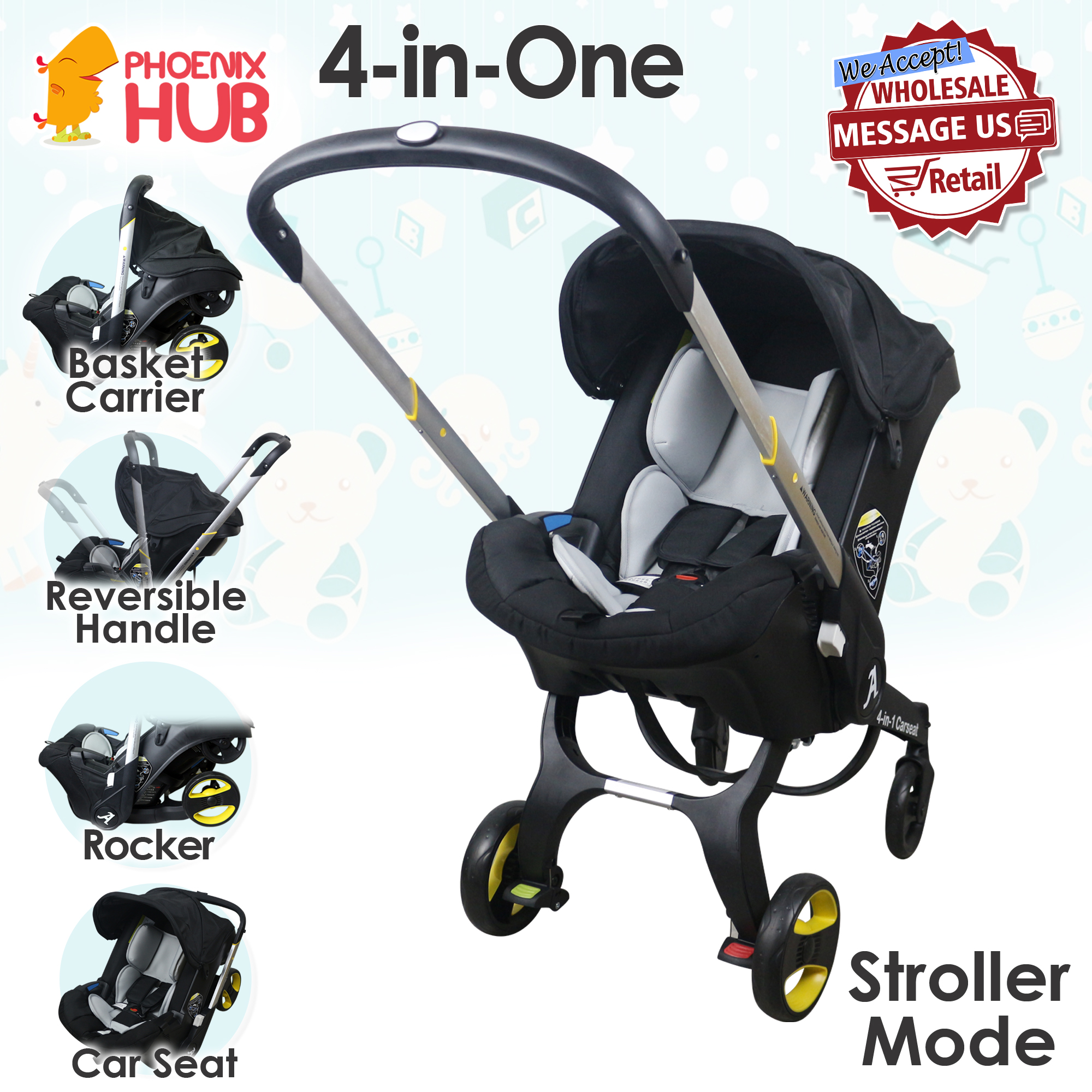 graco 4 in 1 car seat stroller