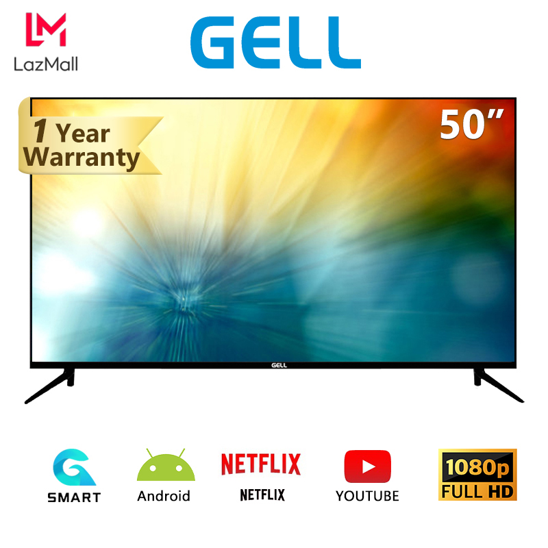 Gell Smart Tv 50 Inches Ultra Slim Smart Tv 55 Inches Android 60inches