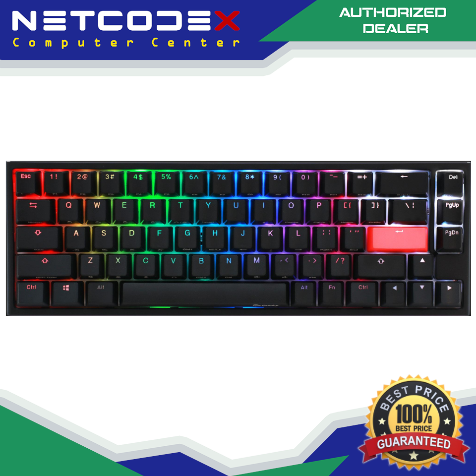 Ducky One 2 SF - Cherry MX Blue Switch - RGB LED 65% Double Shot PBT ...