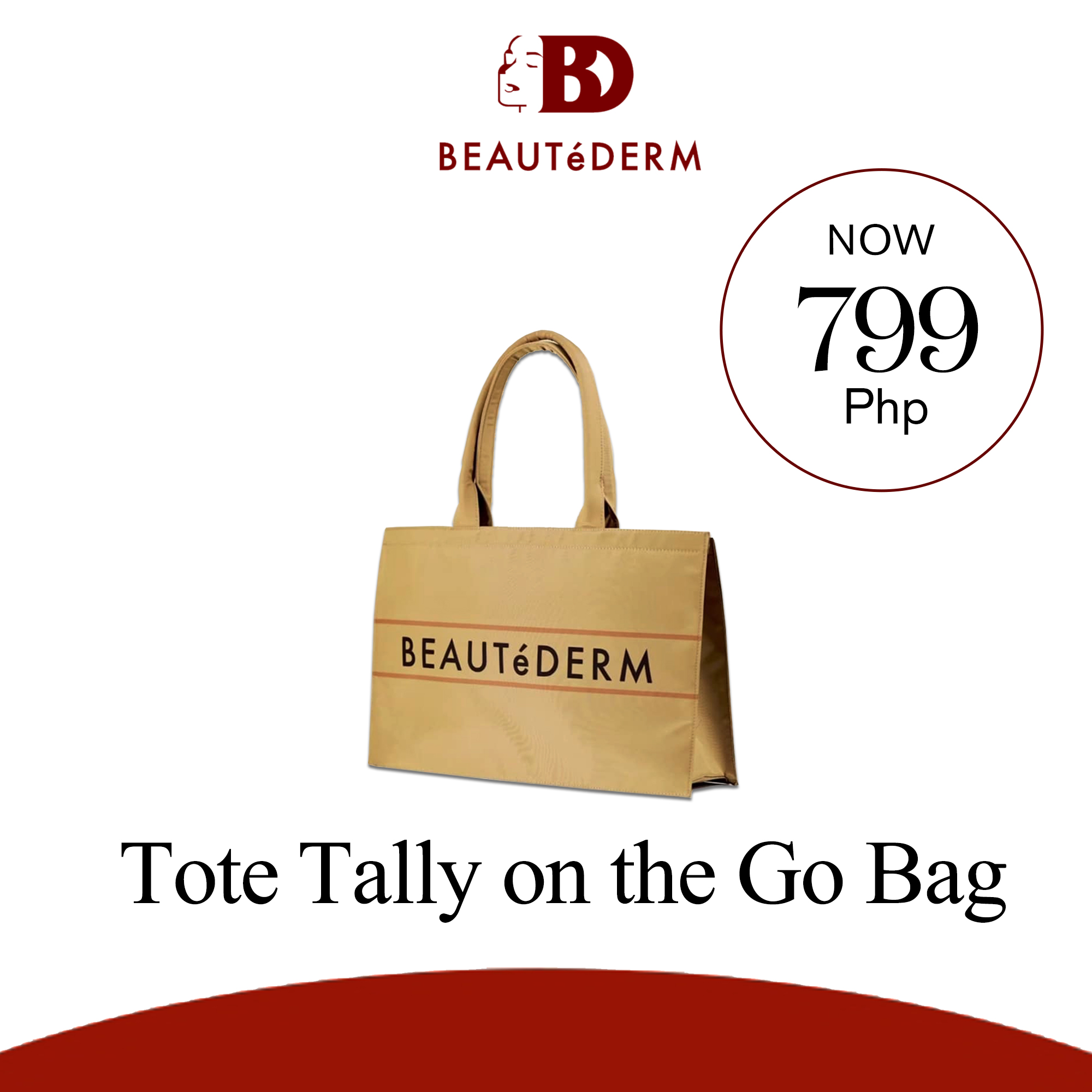 Beautederm Tote Tally Bag on the go Bag Lazada PH