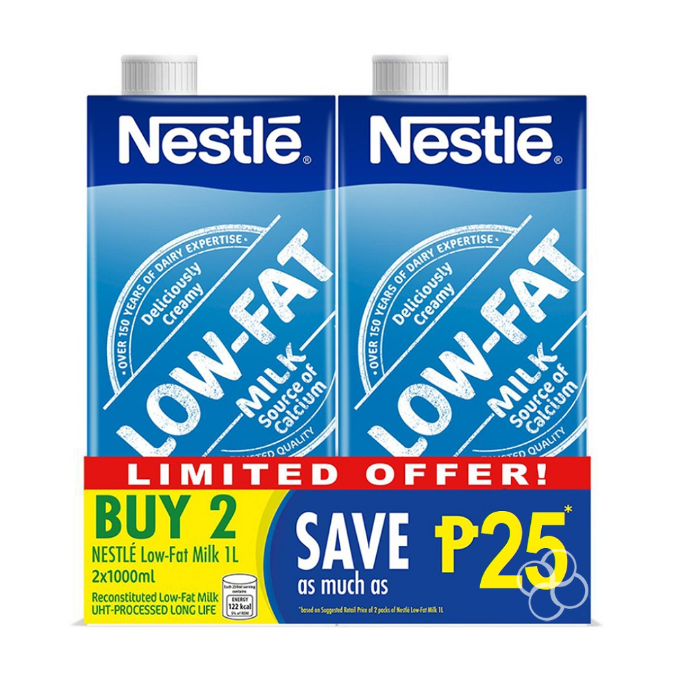 Nestle Low Fat Milk 2 X 1L Promo Pack Lazada PH nestle-low-fat-milk-2-x-1l-promo-pack-lazada-ph