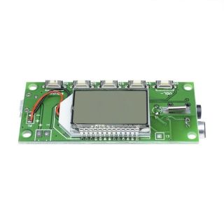 DSP&PLL 87-108MHZ LCD FM Radio Wireless Microphone Stereo Transmitter Receiver Module thumbnail