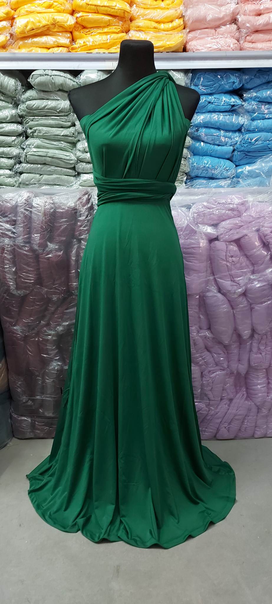 dark emerald green infinity dress Velvet Multiway Infinity Dress in Emerald Green For Sale - Bridesmaids  Dresses
