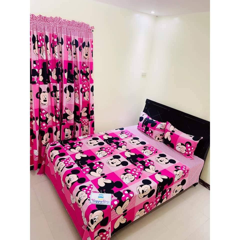 3 in1 LV DESIGN BEDSHEET AND 2PILLOWCASE CANADIAN COTTON GOOD QUALITY ALL  SIZES AVAILABLE (DIRECT TAHIAN)