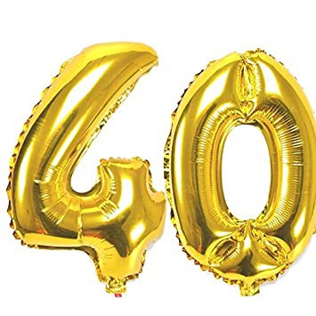 ♙D174 Black Gold 50th 'HAPPY BIRTHDAY' Party Decoration Kit | Parents