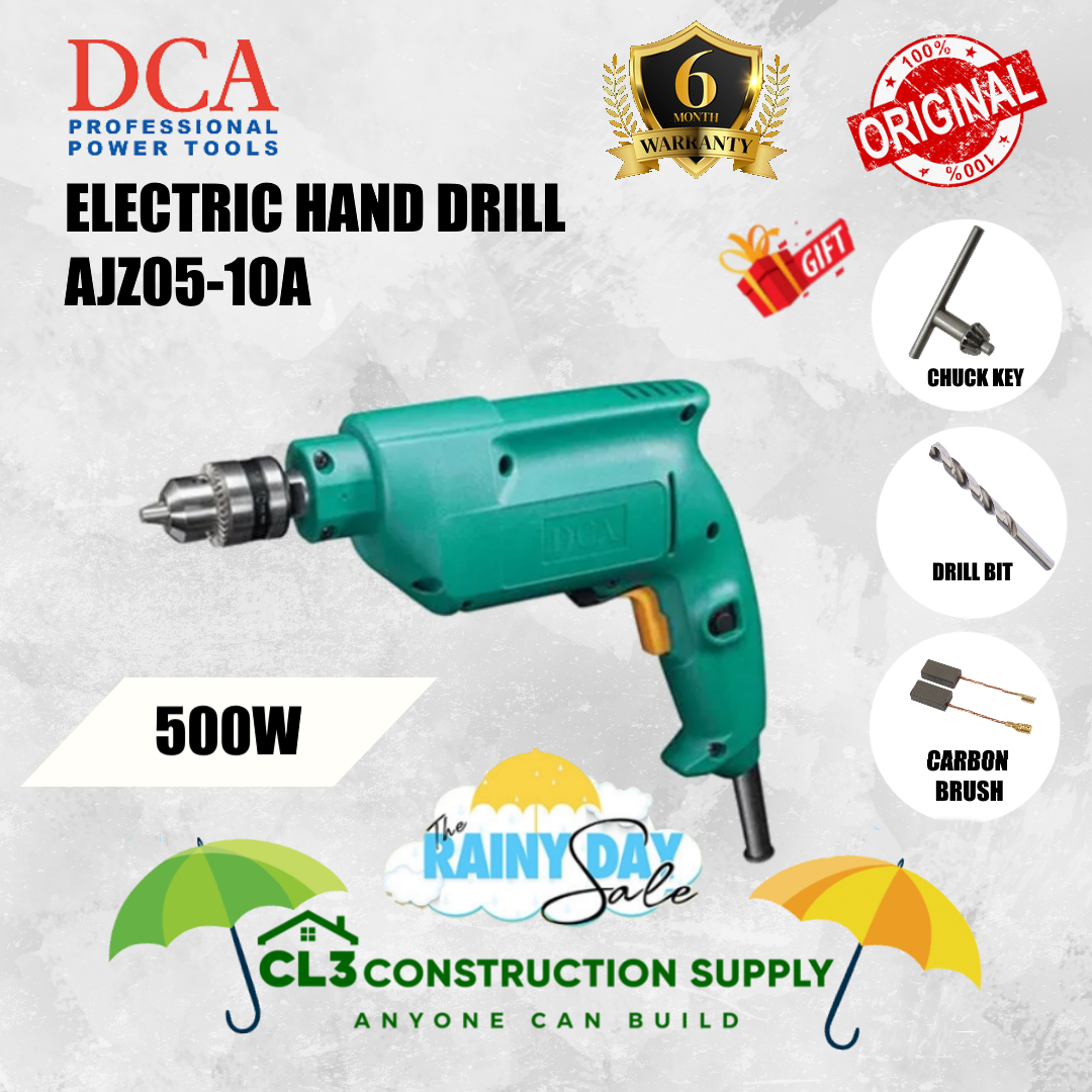 DCA POWER TOOLS ELECTRIC HAND DRILL AJZ0510A Lazada PH