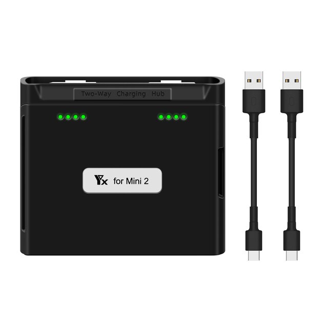 Zzooi for dji mini 2 mini se drone battery charger two way charging hub drone battery usb charger for dji mini 2 mini se accessories