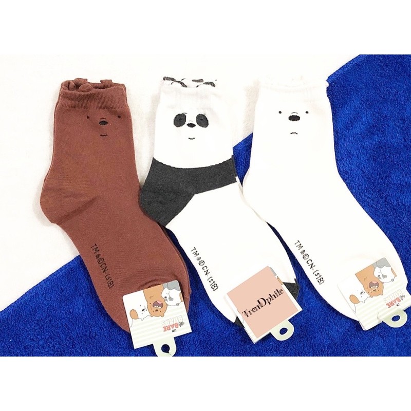 We Bear Bears Iconic Socks Korean Socks Lazada PH