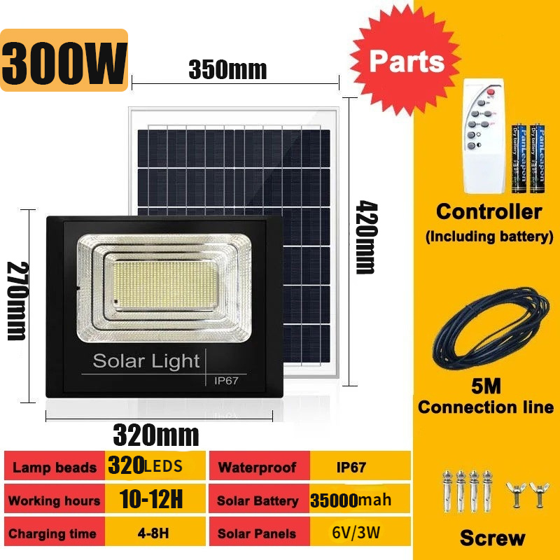 Solar Led Lights Outdoor Waterproof Solarlight With Panel Solar Panel